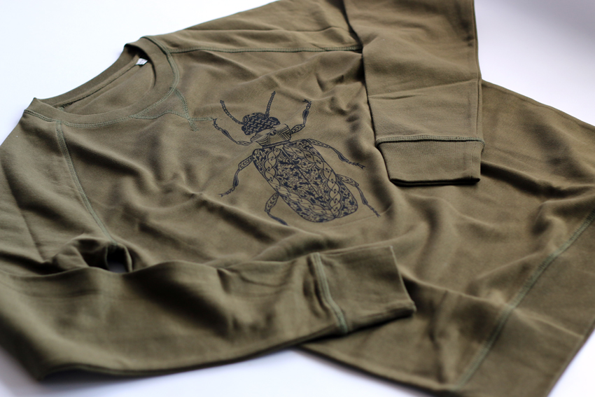 Men - British khaki with black Beetle - M (SWA026)